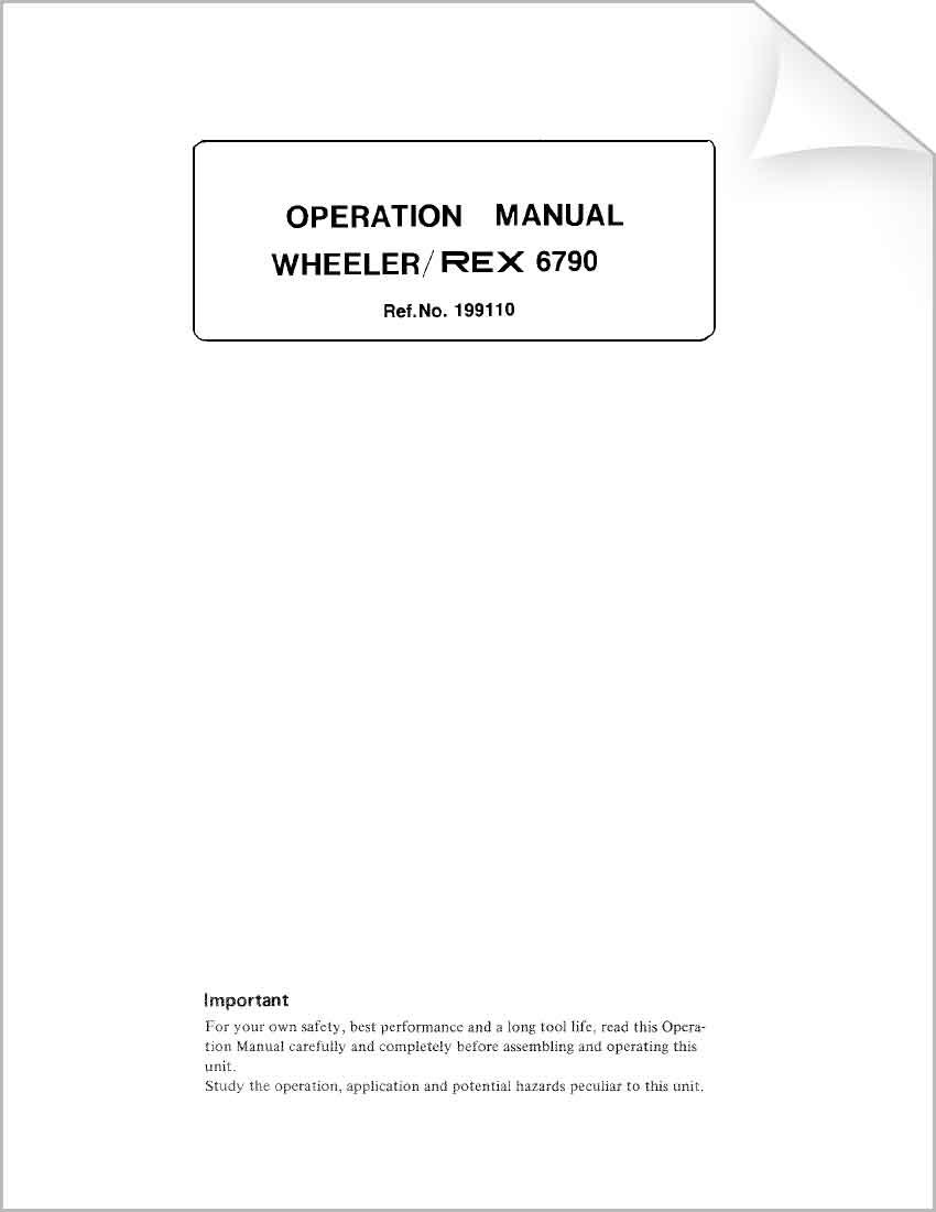 6790 Operation Manual