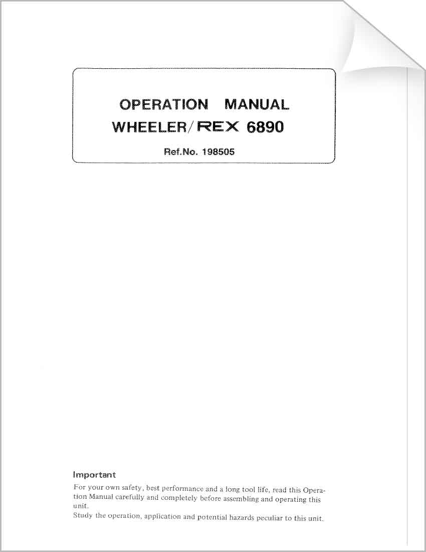 6890 Operation Booklet
