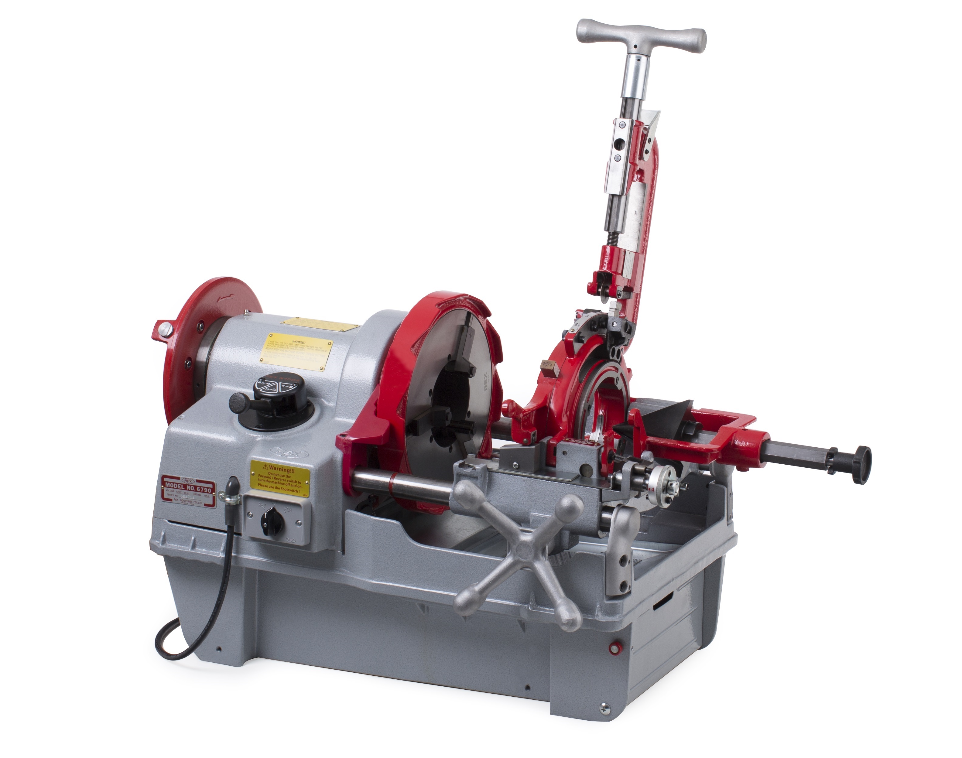 The hardest working 4" pipe threading machines WheelerRex